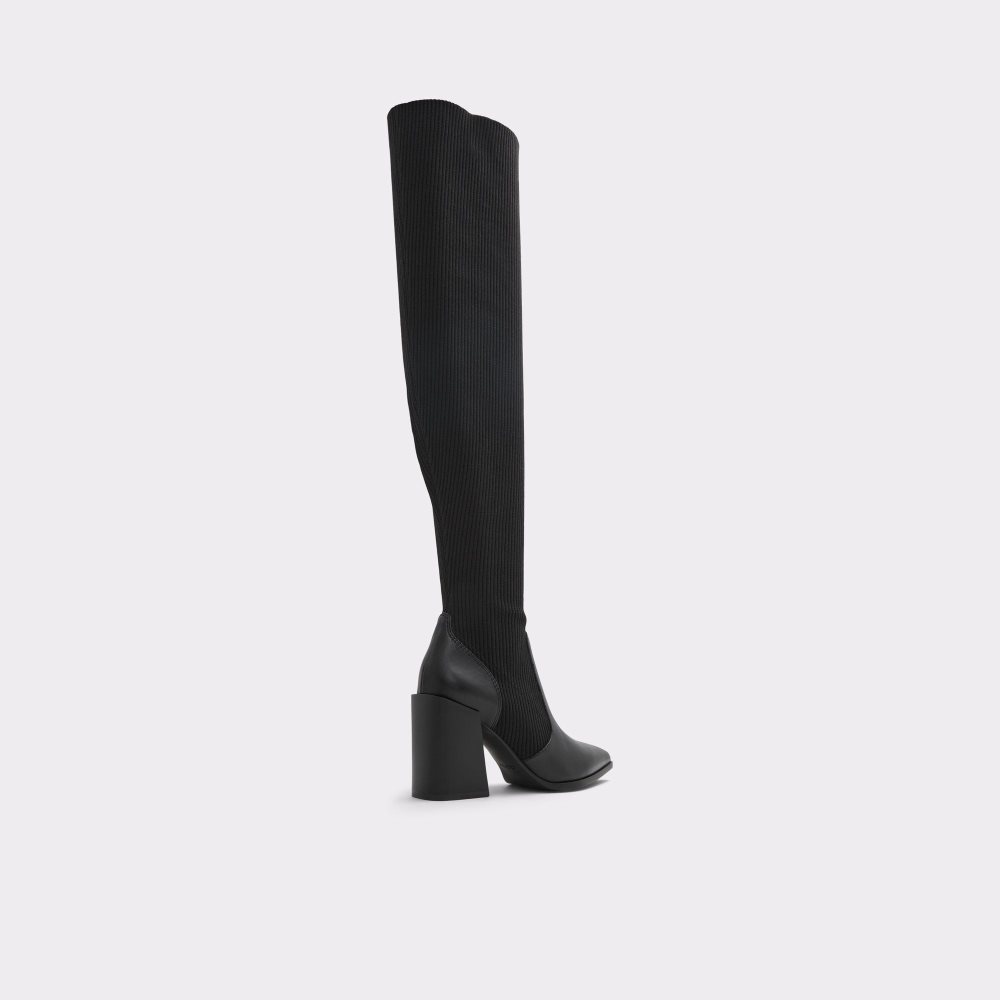 Női Aldo Toeder Over-the-knee boot Csizma Fekete | 784-LBKUNS