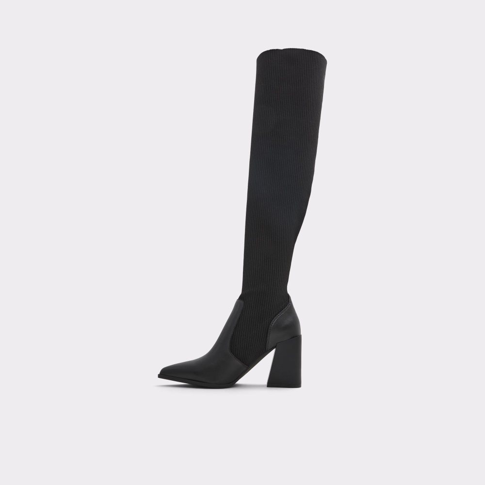 Női Aldo Toeder Over-the-knee boot Csizma Fekete | 784-LBKUNS