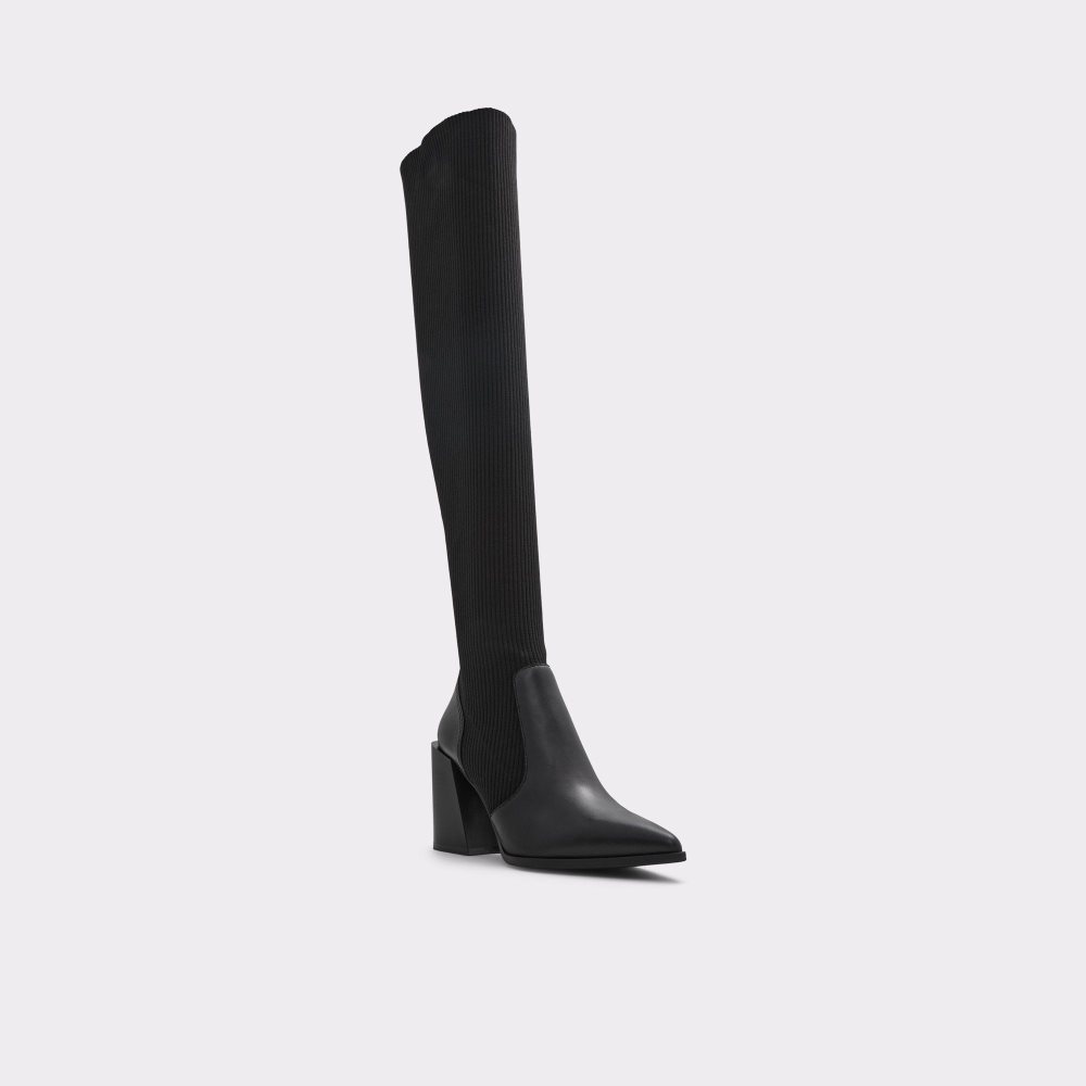 Női Aldo Toeder Over-the-knee boot Csizma Fekete | 784-LBKUNS