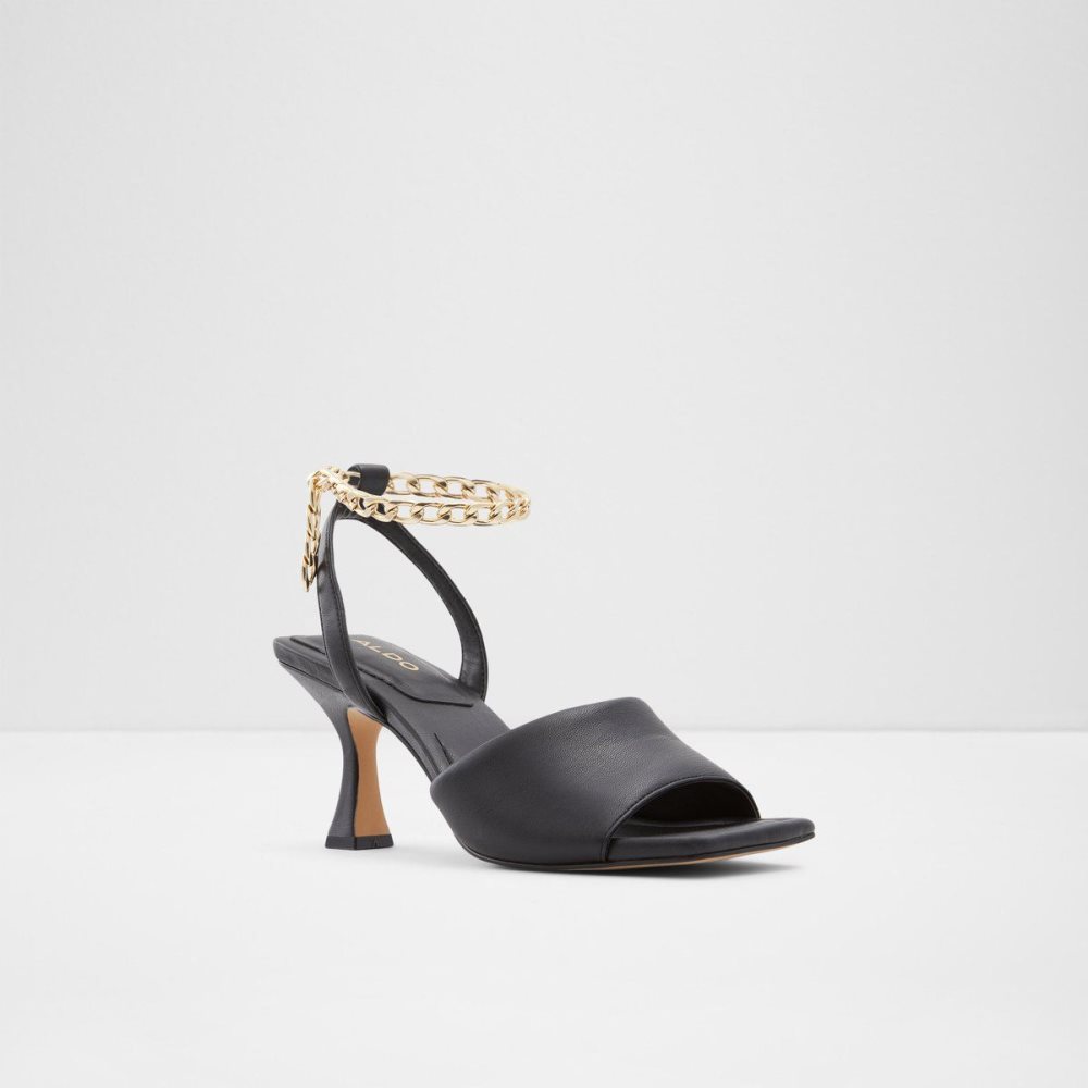 Női Aldo Tokyo High heel sandal - Stiletto heel Magassarkú Fekete | 427-HNDPJZ
