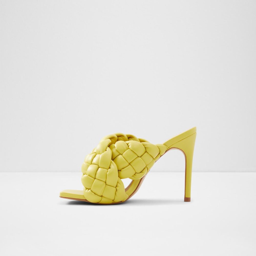 Női Aldo Tressu High heel sandal - Stiletto heel Magassarkú Világos Zöld | 730-KHEYID