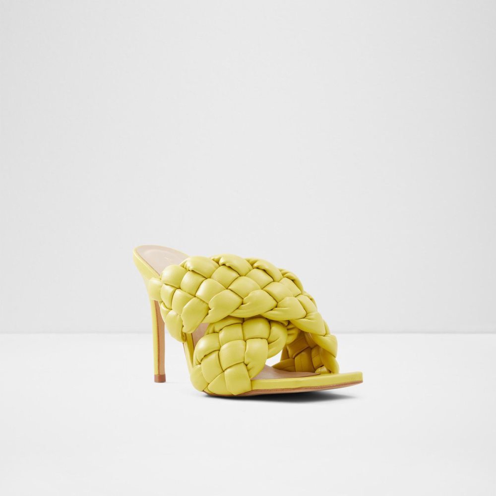 Női Aldo Tressu High heel sandal - Stiletto heel Magassarkú Világos Zöld | 730-KHEYID