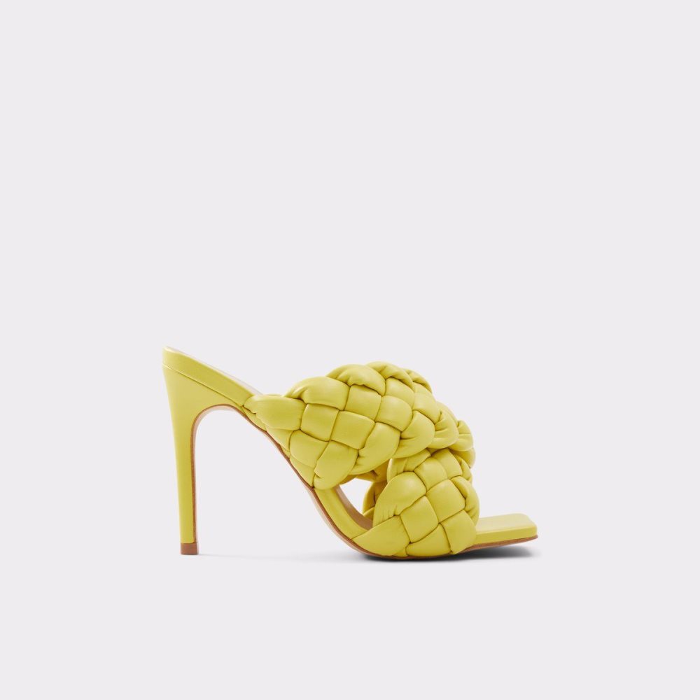 Női Aldo Tressu High heel sandal - Stiletto heel Magassarkú Világos Zöld | 730-KHEYID