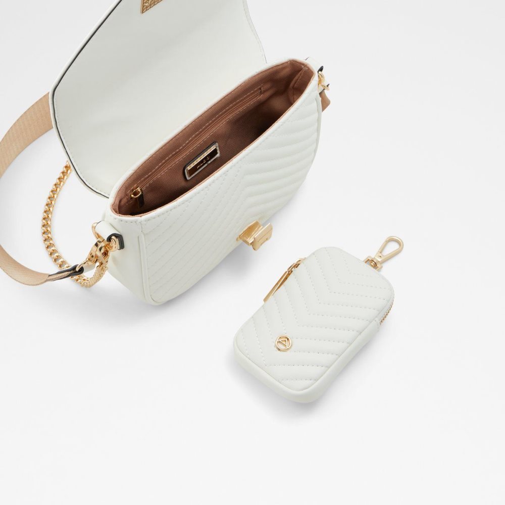 Női Aldo Unilax Crossbody Táska Fehér | 718-NKRMPC