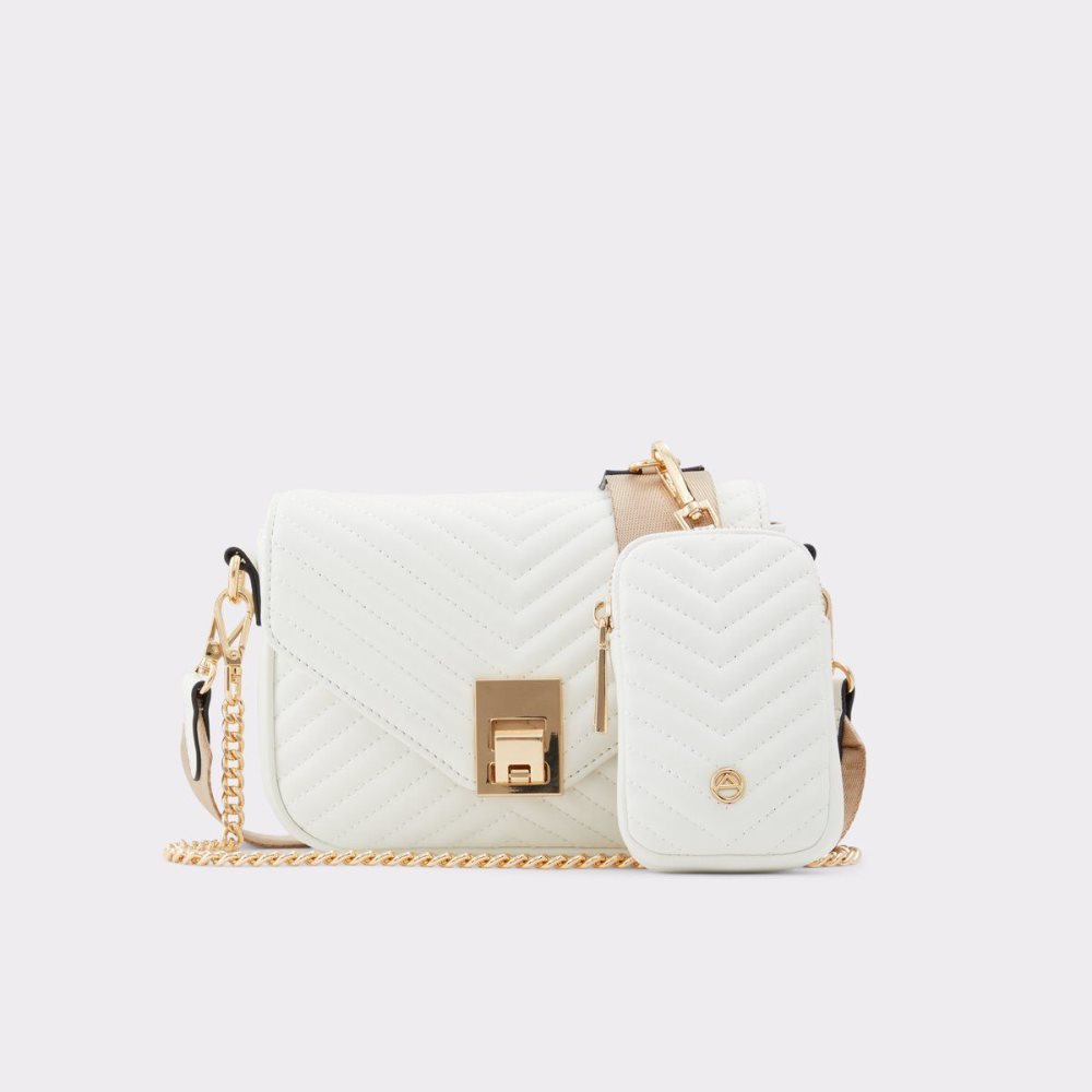 Női Aldo Unilax Crossbody Táska Fehér | 718-NKRMPC