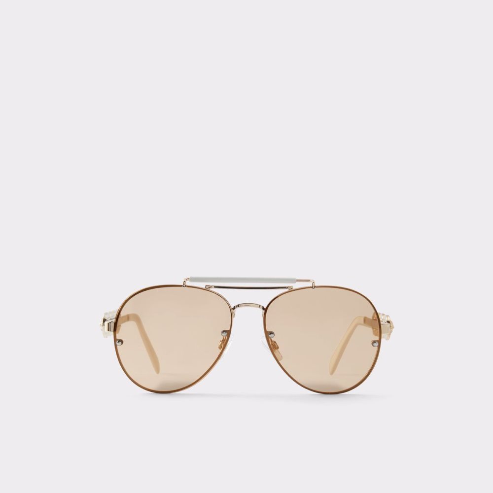 Női Aldo Unoe Square sunglasses Napszemüveg Arany | 563-UTFNJQ