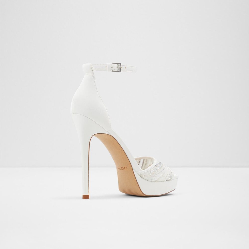 Női Aldo Wicoethiel High heel - Platform Platform Cipő Fehér | 184-FBQWRJ