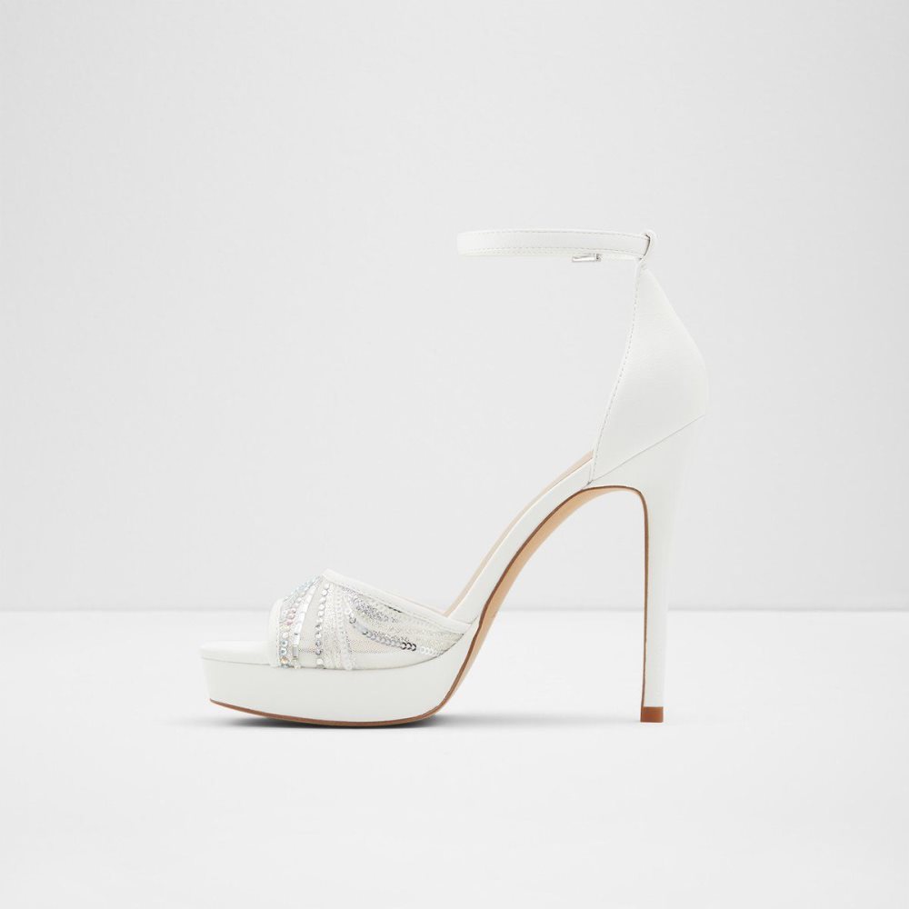 Női Aldo Wicoethiel High heel - Platform Platform Cipő Fehér | 184-FBQWRJ
