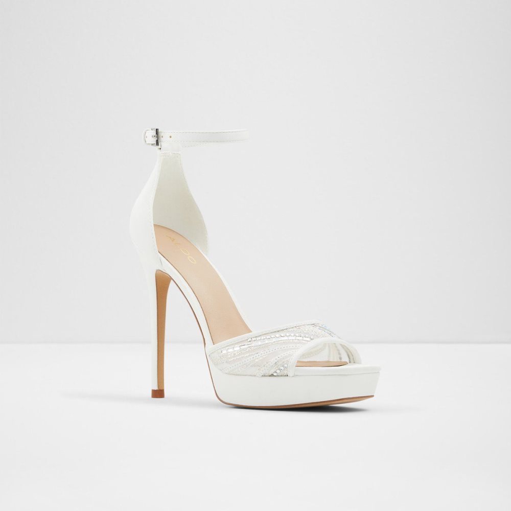 Női Aldo Wicoethiel High heel - Platform Platform Cipő Fehér | 184-FBQWRJ