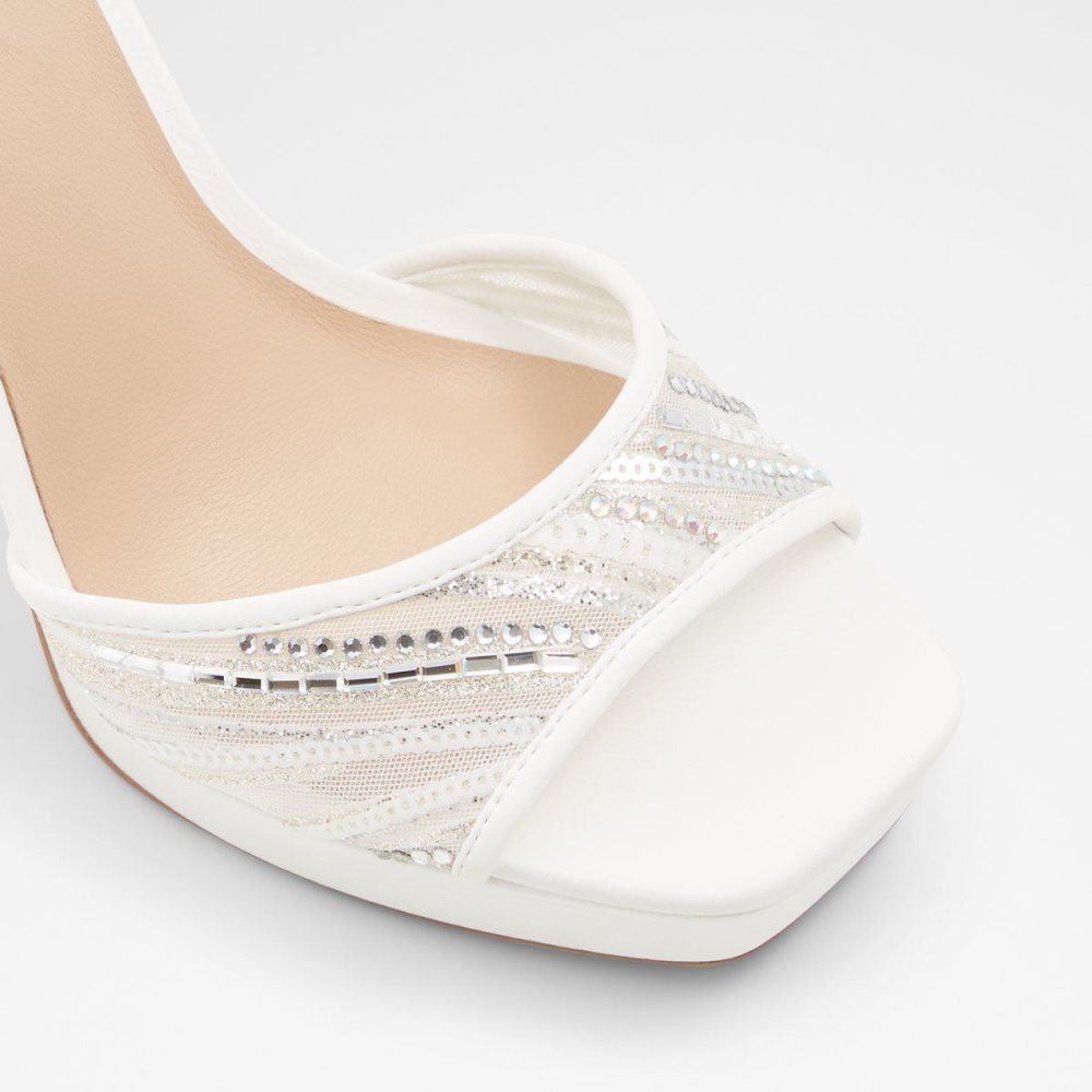 Női Aldo Wicoethiel High heel - Platform Platform Cipő Fehér | 184-FBQWRJ