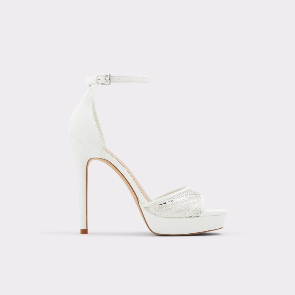 Női Aldo Wicoethiel High heel - Platform Platform Cipő Fehér | 184-FBQWRJ
