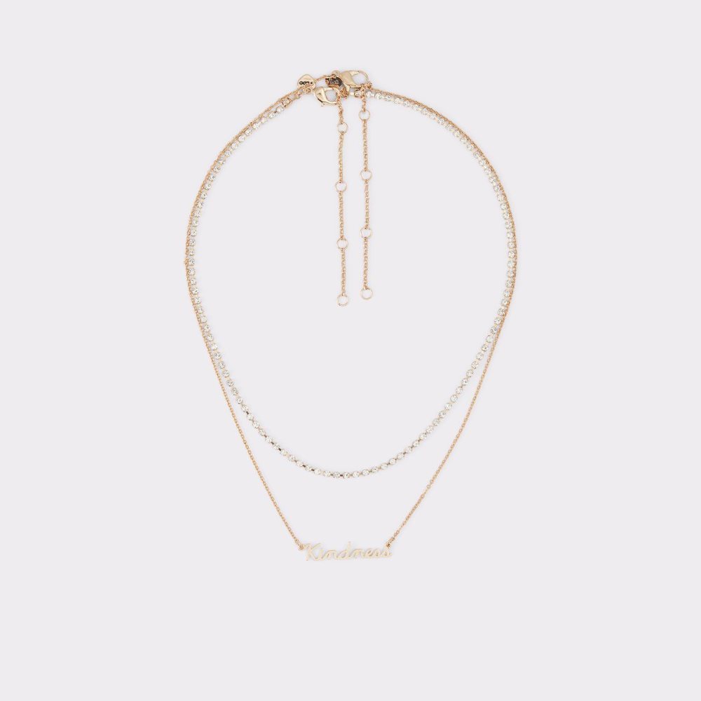 Női Aldo Wylolden Necklace Nyakláncok Arany | 243-OBXQIA