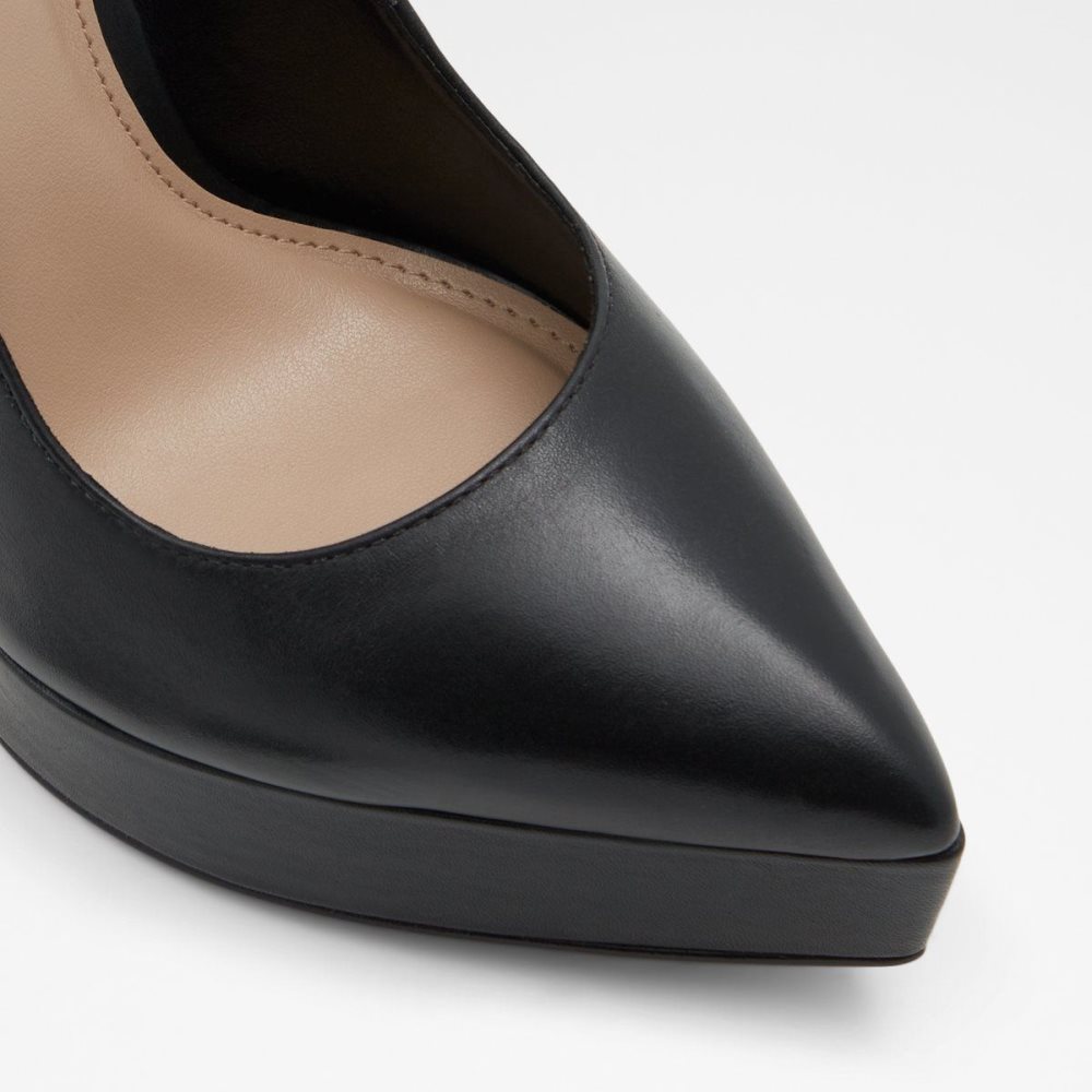 Női Aldo Yellowfin High heel shoe - Stiletto heel Platform Cipő Fekete | 798-RCDUQY