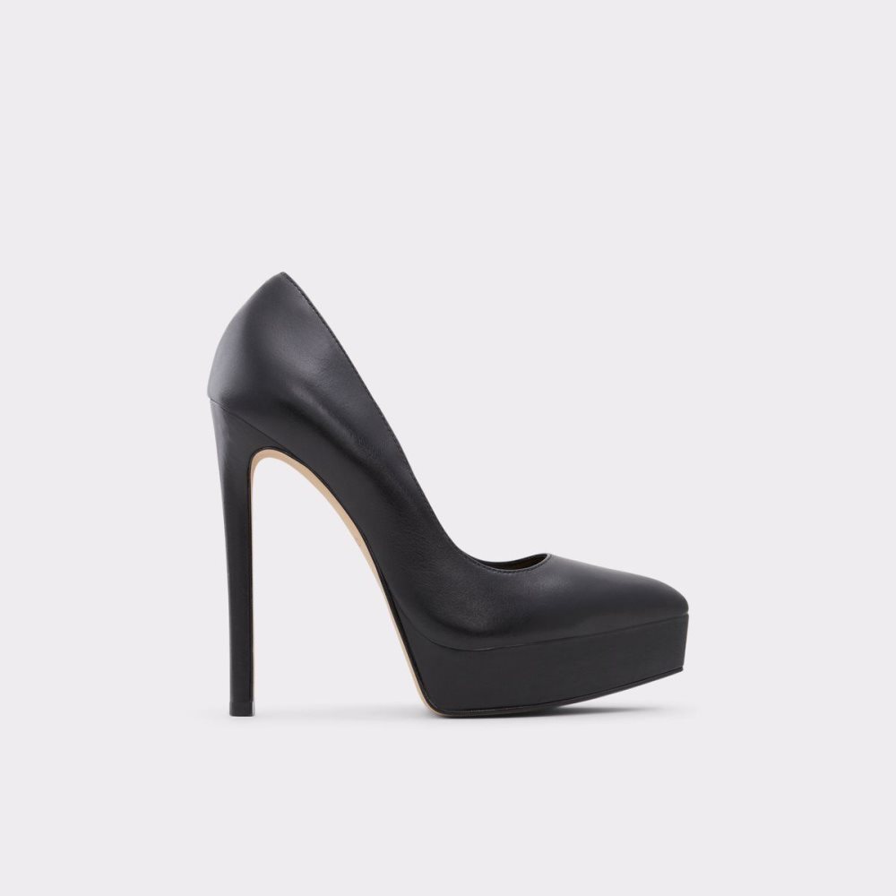 Női Aldo Yellowfin High heel shoe - Stiletto heel Platform Cipő Fekete | 798-RCDUQY