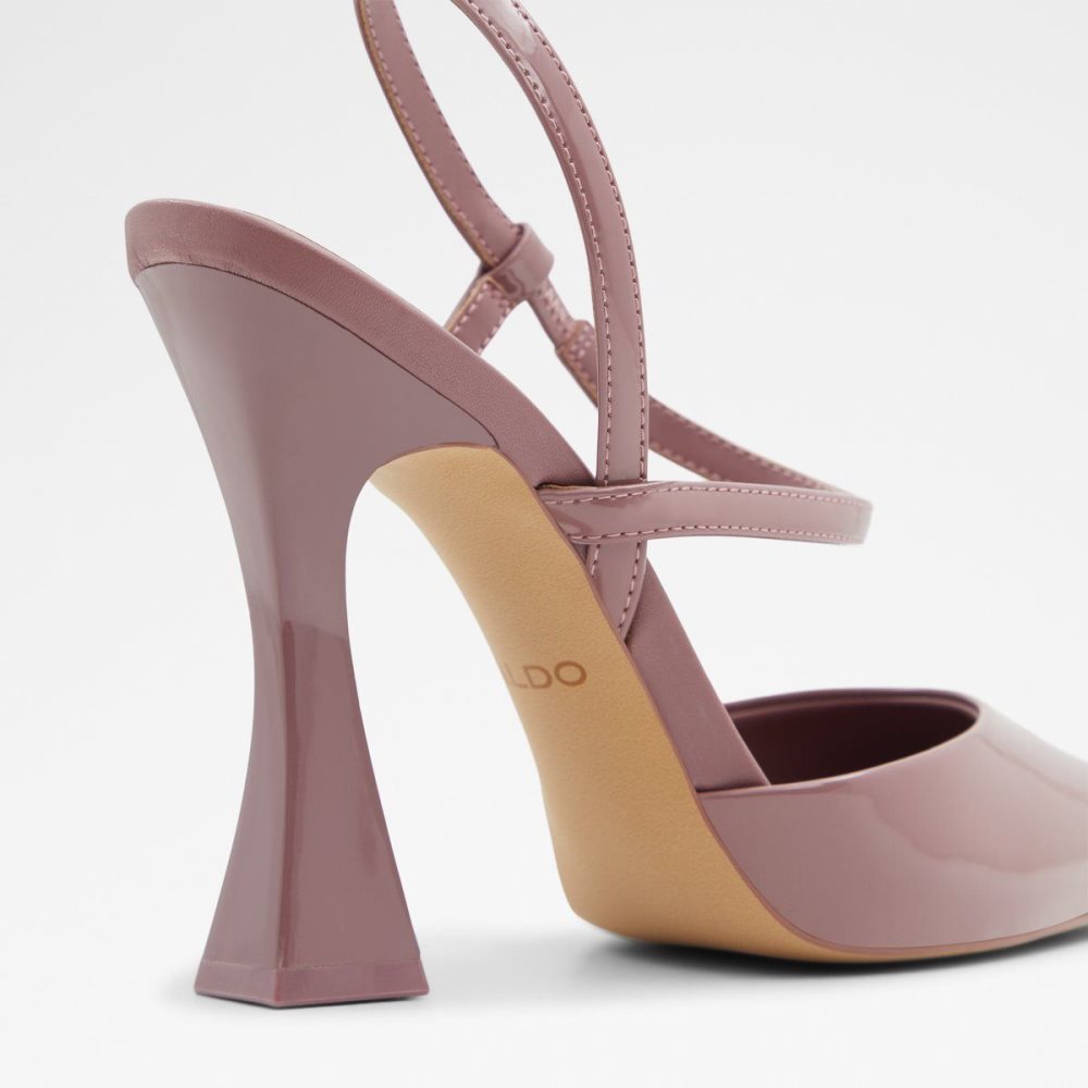 Női Aldo Zaha Sling back high heel Blokk Sarkú Cipő Rózsaszín | 261-FBEUSD