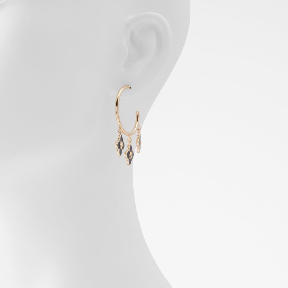 Női Aldo Zaligan Earrings Ékszerek Fekete Arany | 415-QODMGP